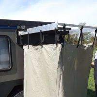 This Diy Camping Shower Folds Down To Almost Nothing Make Camping Shower Diy Camping Shower Diy Camping