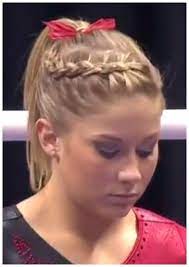 Gymnastics Hairstyles In 2021 Competition Hair Sporty Hairstyles Sports Hairstyles