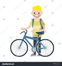 Ride A Bike Cartoon Road Cycling In 2020 Bike Drawing Bike Ride Bike Illustration