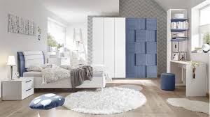 Jugendzimmer Joyz 2 Weiss Lack Und Holzoptik Blau 7 Teilig Bedroom Furniture Design Kids Interior Room Kids Bedroom Furniture Sets