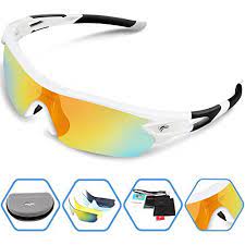 torege polarized sports sunglasses with 5 interchangeable lenes for men women cycling running driving fishing golf b sports sunglasses sunglasses cycling women