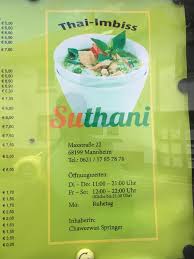 Suthani Thai Imbiss Bistro Restaurant Mannheim Maxstrasse 22a Restaurantbewertungen