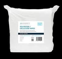 Sterile Non-Woven Poly-Cellulose Dry Wipes 68gsm