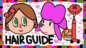 At shampoodle's, you can talk to harriet the poodle (the owner). Animal Crossing New Leaf The Ultimate Hair Guide Acnlhairguide S Blog