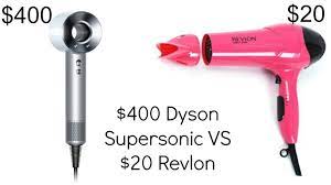 400 Dyson Supersonic Vs 20 Revlon Hair Dryer Jennybeyouty Youtube