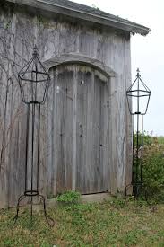There's nothing like real candles to make the right mood. Metal Candle Sconces Wrought Iron Garden Lanterns