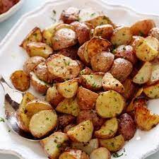 Garlic Roasted Potatoes Recipe Resep Food Network Resep Makanan Makanan