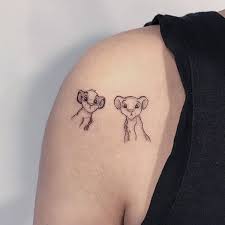Tattooist Iro On Instagram Lion King Lionking Tattoodesign Tattoo Linetattoo Friend Tattoos Best Friend Tattoos Tattoos