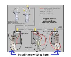 A four way switch lighting circuit with power feed via the light switch to control a light from 3 locations. 4 Way Switch Home Network Community