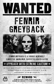Fenrir Greyback Wanted Poster Printable In Full Resolution Harry Potter Printables Harry Potter Poster Harry Potter Wanted Poster