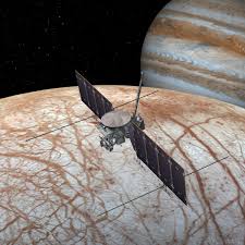 On earth, the ocean averages about 4 km deep. Signs Of Water Plumes Boost Chances Of Finding Life On Jupiter S Moon Europa
