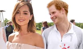 Jenna coleman attends the burberry show during london fashion week spring/summer collections 2016/2017 on september 19, 2016 in london, united. Prince Harry Caught With Hand On Jenna Louise Coleman S Knee As Pair Get Flirty At Polo Celebrity News Showbiz Tv Express Co Uk