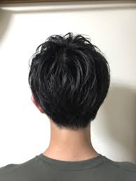 襟足に癖があるので中を刈り上げてかぶせてます 絶壁の方にもオススメ