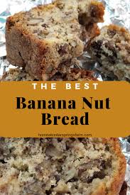 The Best Banana Nut Bread Home At Cedar Springs Farm Recipe Banana Nut Bread Recipe Best Banana Bread Moist Banana Bread
