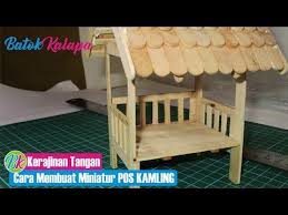 Definisi/arti kata 'kritis' di kamus besar bahasa indonesia (kbbi) adalah a 1 dalam keadaan krisis, gawat; Handicrafts Using Ice Cream Sticks How To Make A Miniature Post Security Or Guard Post Youtube Es Krim Rumah Balok Kayu Miniatur