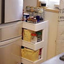 キッチン 賃貸物件 ごちゃごちゃ クラフト紙 調味料収納 などのインテリア実例 2018 04 03 20 02 05 roomclip ルームクリップ 調味料 収納 収納 キッチンワゴン