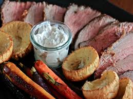 Herb Crusted Round Roast With Parmesan Black Pepper Popovers Recipe Serious Eats