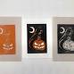 Reductive Printing - Halloween Edition