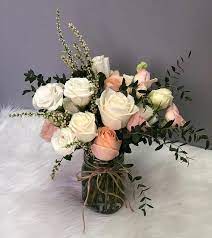 Going beyond fresh, dried and preserved flowers for delivery in singapore, the brand also brightens up its bouquets with candy, polaroid snaps, paper and pen, and even fried chicken. Garden Themed Graduation Flower In Maison Jar R92 Floral Garage Sg