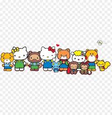 Hello kitty with images from hello kitty and mimmy coloring pages. Hello Kitty And Friends Png Download Nanoblock Kitty Mimmy Nakayoshi Png Image With Transparent Background Toppng