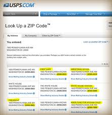Oddities Lurk In The List Of All The White House Zip Codes Spudart Its detail zip code 5, zip code 5 plus 4 is as below.