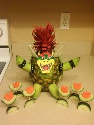 Super Mario Bros Bowser Fruit Super Mario Birthday Party Super Mario Bros Birthday Party Mario Bros Birthday