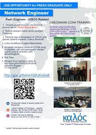 Berikut kami melampirkan daftar nama dan alamat perusahaan di jakarta, semoga bermanfaat bagi yang sedang membutuhkan alamat perusahaan berikut ini : Tel U Career On Twitter Job Vacancy Pt Kalos Anthrope Solusi Is Hiring Network Engineer Register Online Max 17 Feb Https T Co Wufnt1kehr Https T Co Xjnstlgny9