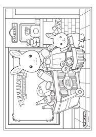 Print Sylvanian Families Kleurplaat Mandala Kleurplaten Kleurboek Dieren Kleurplaten