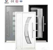 Modern Luxury Apartment Cast Aluminum Main Entrance Doors Steel Door  Security Exterior Front Entry Doors