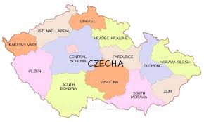 Elections to regional councils take place every four years. Czechia Political Map
