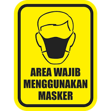 Stiker area wajib pakai masker. Jual Terbaru Cutting Sticker Area Wajib Menggunakan Masker 2 Warna Di Lapak Squishi Shop Bukalapak