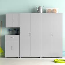Wall cabinet heights vary by manufacturer. Wayfair Basics 4 Piece Garage Storage Cabinet System Reviews Wayfair