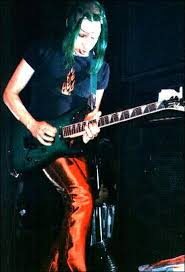 In 1993, they were the first act signed to trent reznor 's nothing records label. Scott Putesky Daisy Berkovitz Marilyn Manson Daisy Berkowitz Marilyn