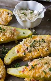 Pimento Cheese Stuffed Squash Spicy Southern Kitchen Recipe Yellow Squash Recipes Veggie Side Dishes Pimento Cheese