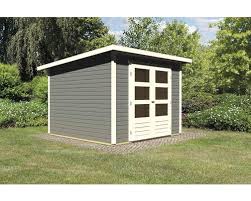 Gartenhaus Karibu Minna 4 246 X 246 Cm Terragrau Bei Hornbach Kaufen In 2020 Karibu Gartenhaus Gartenhaus Pultdach Gartenhaus