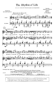 Rhythm Of Life Sab Arr Richard Barnes Choral Music Choral Sheet Music Rhythms