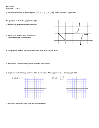 Our downloadable and printable calculus worksheets cover a variety of calculus topics including limits, derivatives, integrals, and more. Pre Calculus Worksheet 1 2 Day 1 Fill Online Printable Fillable Blank Pdffiller