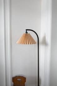 Mid Century Danish Design Floor Lamp With Pleated Lamp Shade Etsy In 2020 Floor Lamp Design Mid Century Floor Lamps Diy Floor Lamp