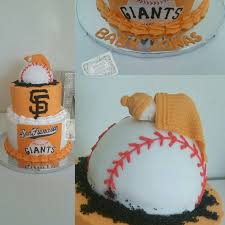 San Francisco Giants Cake Baby Shower Cake Www Facebook Com Maritasdulcescreaciones Baby Shower Cakes Giant Cake Shower Cakes