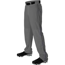 Alleson Adult Relaxed Fit Open Bottom Baseball Pants W Braid