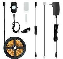 Sensky Motion Sensor LED Under Cabinet Lighting Kit Extendable Under  Counter LED Light with Motion Sensor, Power Adapter for Gun Safe Light,  Shelf, TV ...