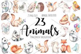 Watercolor Cute Animals Cute Animal Illustration Cute Animals Animals