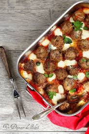 Boulettes De Viande A La Tomate Et A La Mozzarella Un Dejeuner De Soleil Recettes De Cuisine Recette De Plat Boulette De Viande