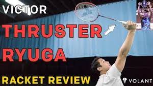 Victor thurster k9900 memorable sporting achievements? Victor Thruster Ryuga Used By Lee Zii Jia Racket Review By Volant Youtube