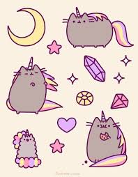 unicorn on tumblr cikartma grafik sanati kedi