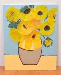 He did them in arles, in the south of france, in 1888 and 1889. Van Gogh Coffee Filter Sunflowers Fun Family Crafts Kids Art Projects Montessori Art Homeschool Art
