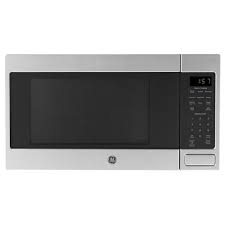 Ge 1 6 Cu Ft Countertop Microwave In Stainless Steel With Sensor Cooking Jes1657smss Countertops Countertop Microwave Oven Kitchen Countertops