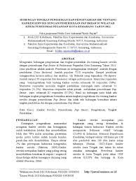 Definisi kanker serviks kanker serviks adalah tumor ganas yang paling sering ditemukan pada organ reproduksi wanita. Jurnal Kanker Serviks