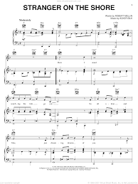 Bilk Stranger On The Shore Sheet Music For Voice Piano Or Guitar