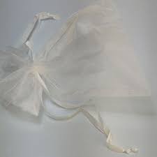 White Organza Bags 5 5 X 7 5 Inches 13 5 Cm X 19 Cm 30 Pcs Or 100 Pcs Pack